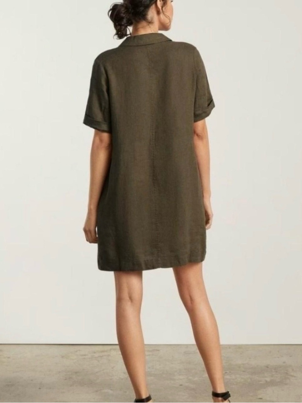 Everlane linen mini shirt dress, XS - Picture 3 of 5